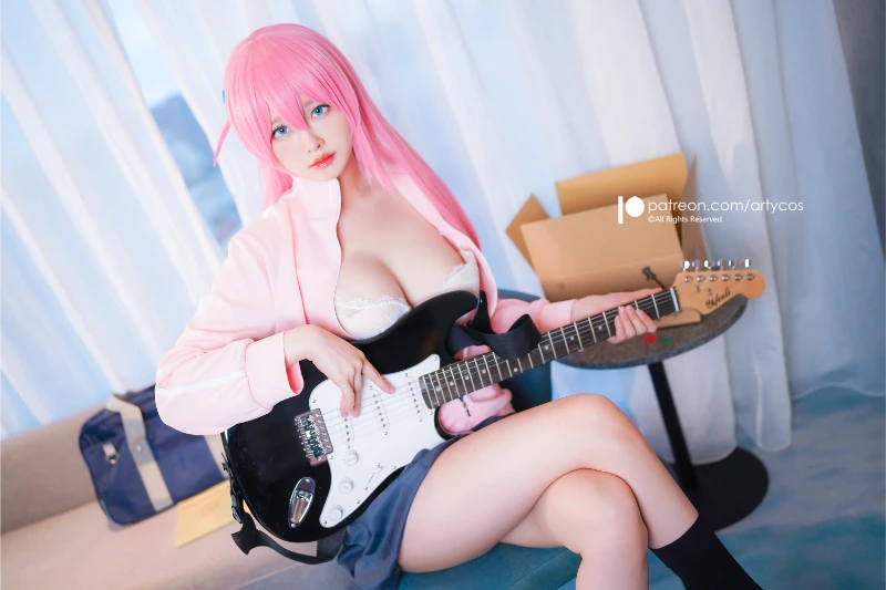 Arty Huang Arty亚缇 cosplay Bocchi Bocchi The Rock 5-lusbabe-net