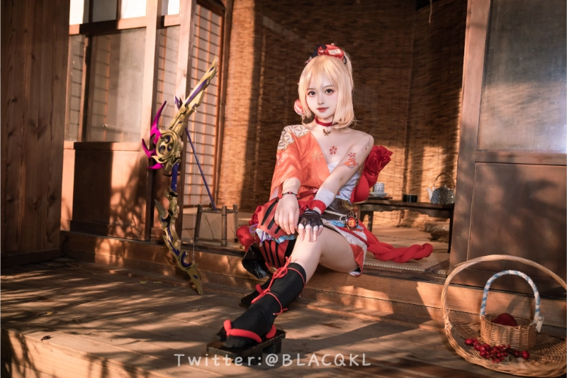 Blacqkl 白莉爱吃巧克力 cosplay Yoimiya Genshin Impact 282-lusbabe-net