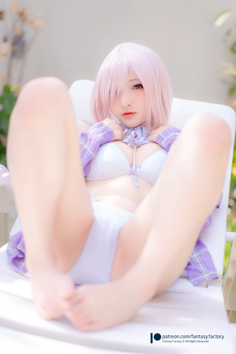 Fantasy Factory 小丁 Xiao Ding cosplay Mashu Kyrielight FateGrand Order 53-lusbabe-net