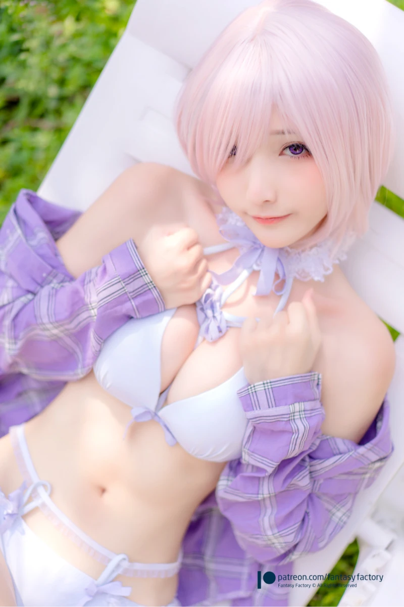 Fantasy Factory 小丁 Xiao Ding cosplay Mashu Kyrielight FateGrand Order 54-lusbabe-net