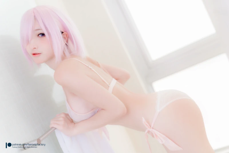 Fantasy Factory 小丁 Xiao Ding cosplay Mashu Kyrielight FateGrand Order 75-lusbabe-net