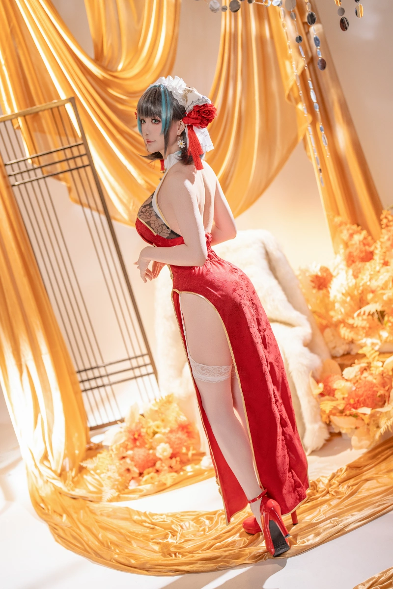 Hoshilily 星之迟迟 cosplay Cheshire Azur Lane 1-lusbabe-net