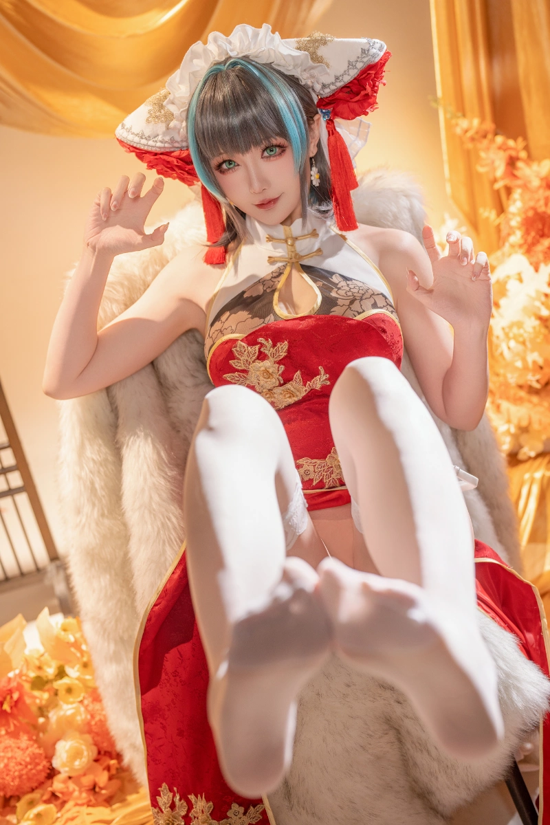 Hoshilily 星之迟迟 cosplay Cheshire Azur Lane 10-lusbabe-net