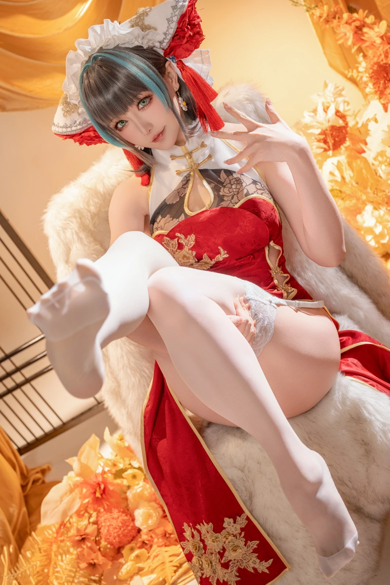 Hoshilily 星之迟迟 cosplay Cheshire Azur Lane 11-lusbabe-net