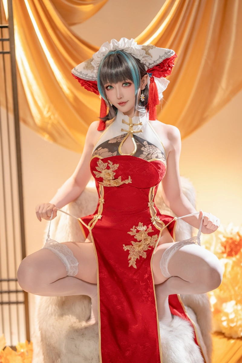 Hoshilily 星之迟迟 cosplay Cheshire Azur Lane 20-lusbabe-net