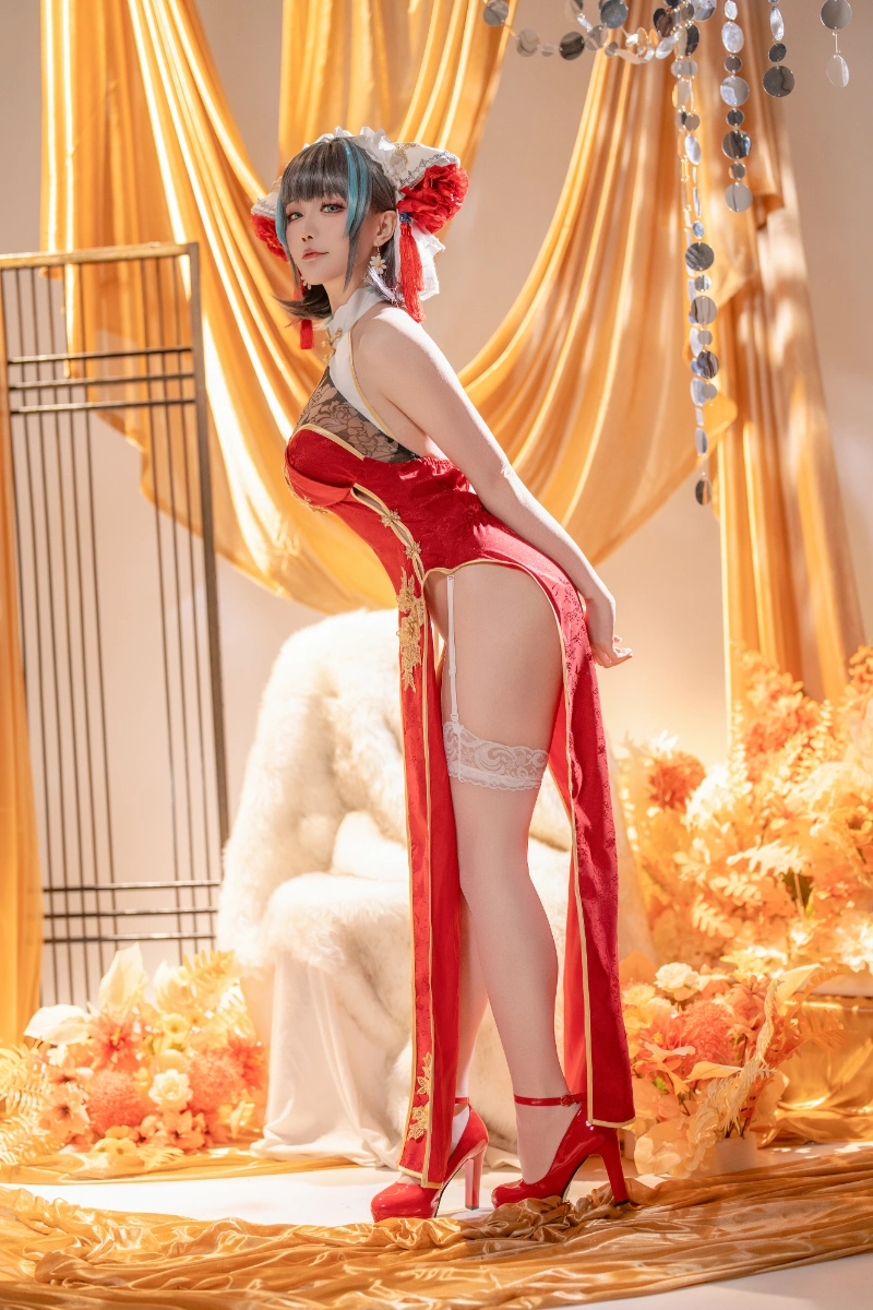 Hoshilily 星之迟迟 cosplay Cheshire Azur Lane 23-lusbabe-net