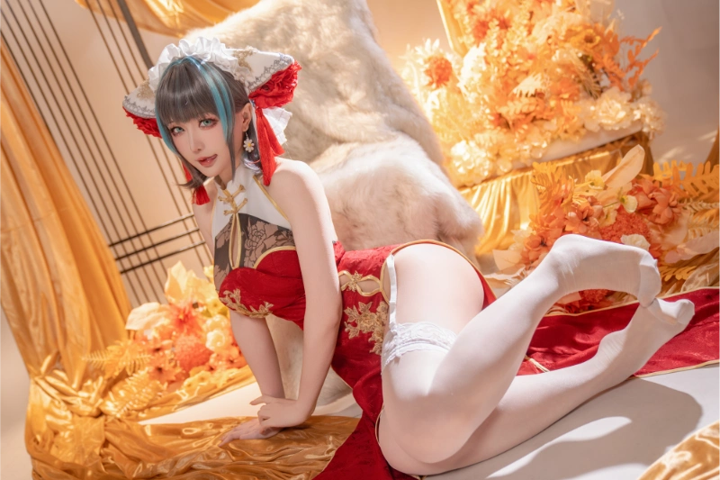 Hoshilily 星之迟迟 cosplay Cheshire Azur Lane 26-lusbabe-net