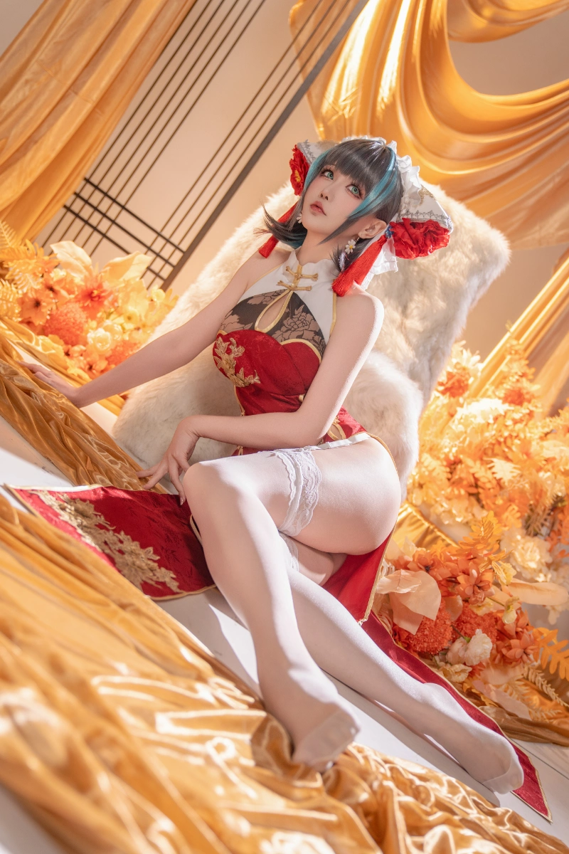 Hoshilily 星之迟迟 cosplay Cheshire Azur Lane 27-lusbabe-net