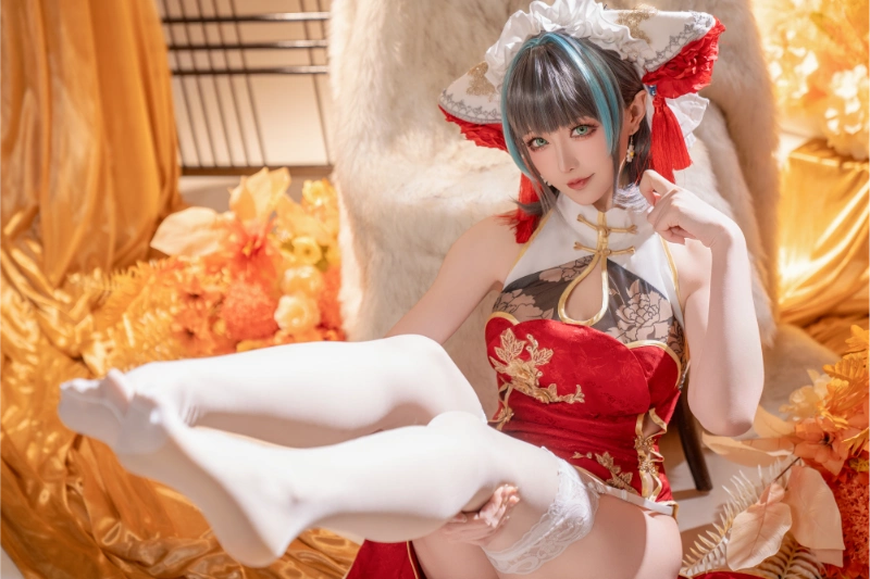 Hoshilily 星之迟迟 cosplay Cheshire Azur Lane 30-lusbabe-net