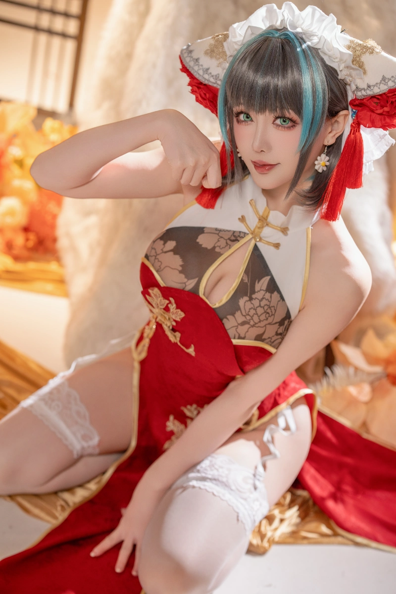 Hoshilily 星之迟迟 cosplay Cheshire Azur Lane 32-lusbabe-net