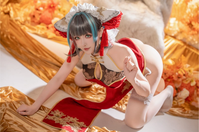 Hoshilily 星之迟迟 cosplay Cheshire Azur Lane 33-lusbabe-net
