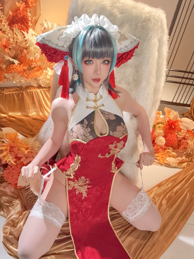 Hoshilily 星之迟迟 cosplay Cheshire Azur Lane 41-lusbabe-net
