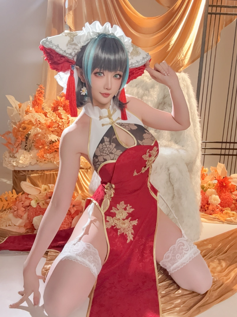 Hoshilily 星之迟迟 cosplay Cheshire Azur Lane 42-lusbabe-net