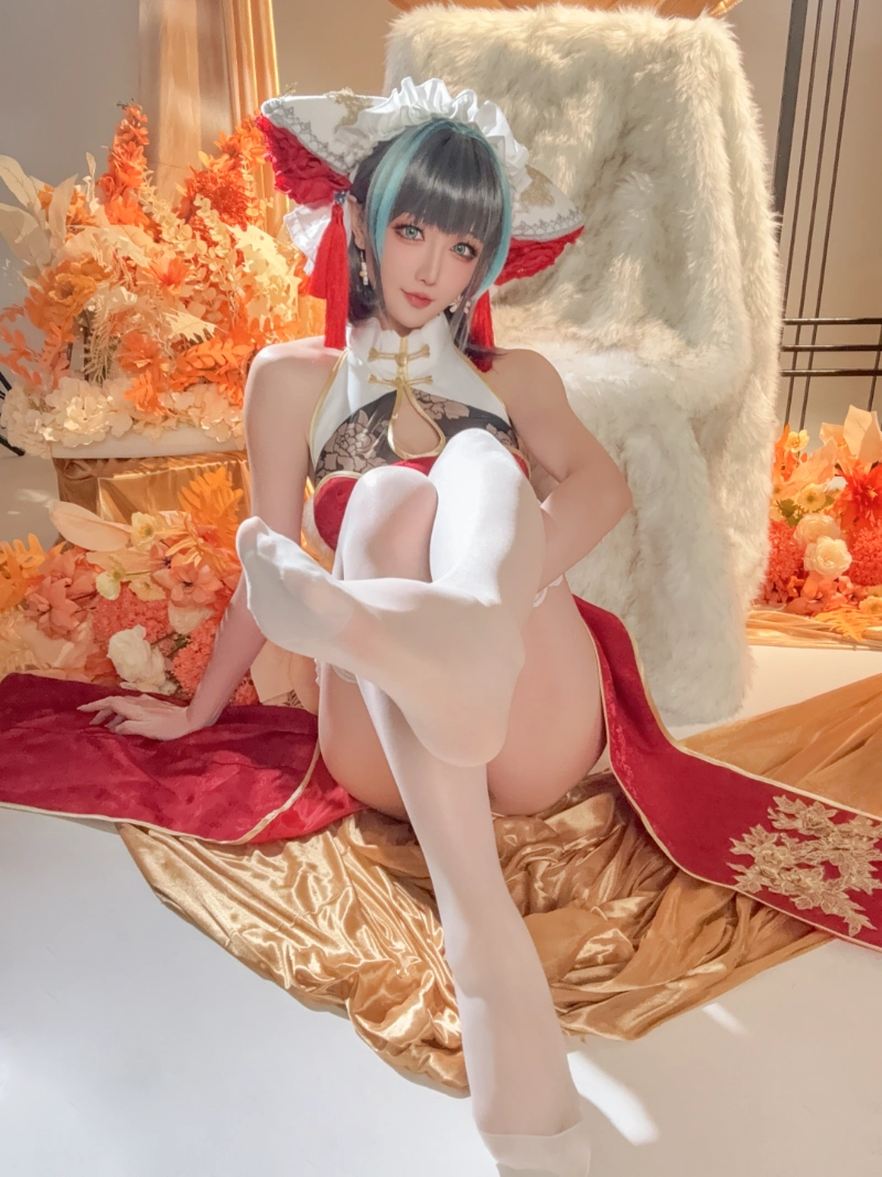 Hoshilily 星之迟迟 cosplay Cheshire Azur Lane 43-lusbabe-net