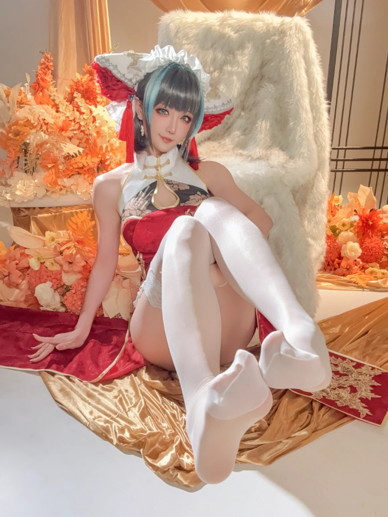 Hoshilily 星之迟迟 cosplay Cheshire Azur Lane 44-lusbabe-net