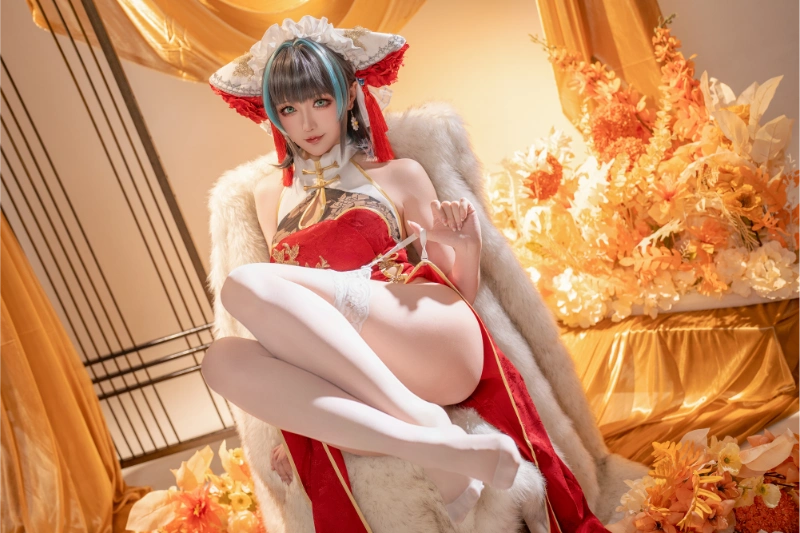 Hoshilily 星之迟迟 cosplay Cheshire Azur Lane 9-lusbabe-net