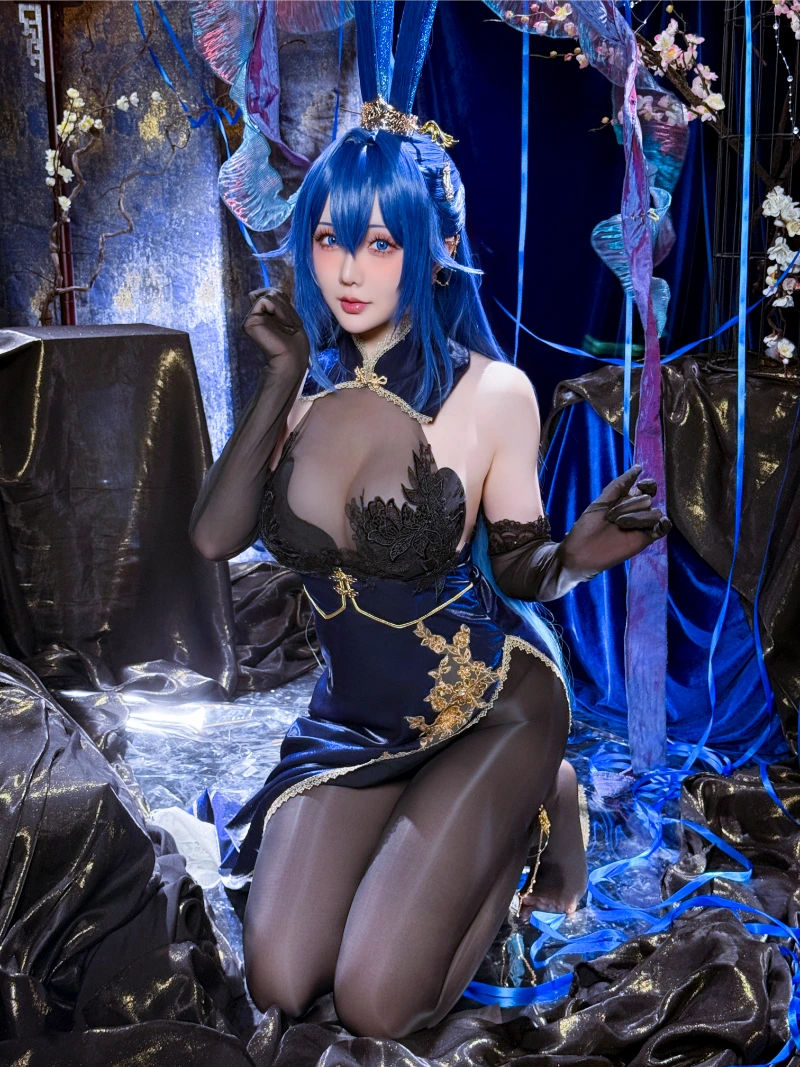 Hoshilily 星之迟迟 cosplay New Jersey Azur Lane 44-lusbabe-net