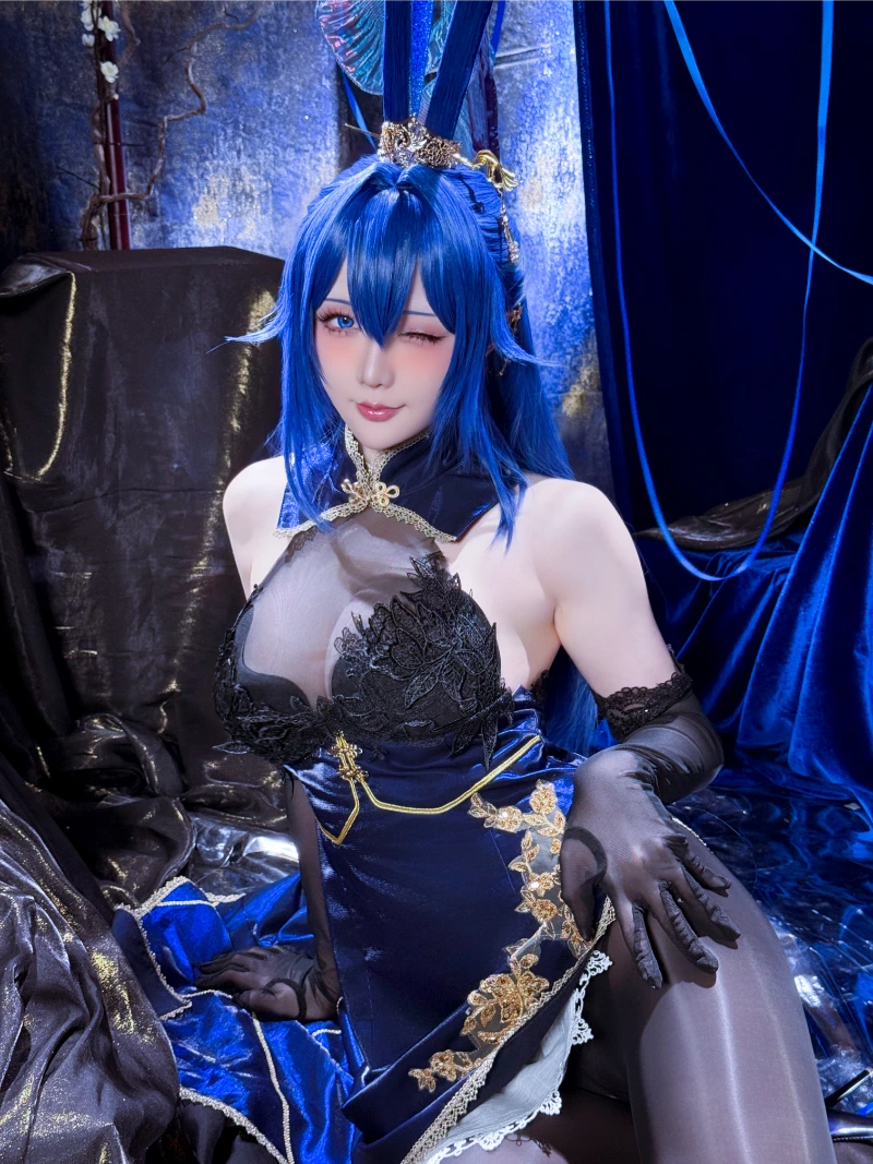 Hoshilily 星之迟迟 cosplay New Jersey Azur Lane 48-lusbabe-net