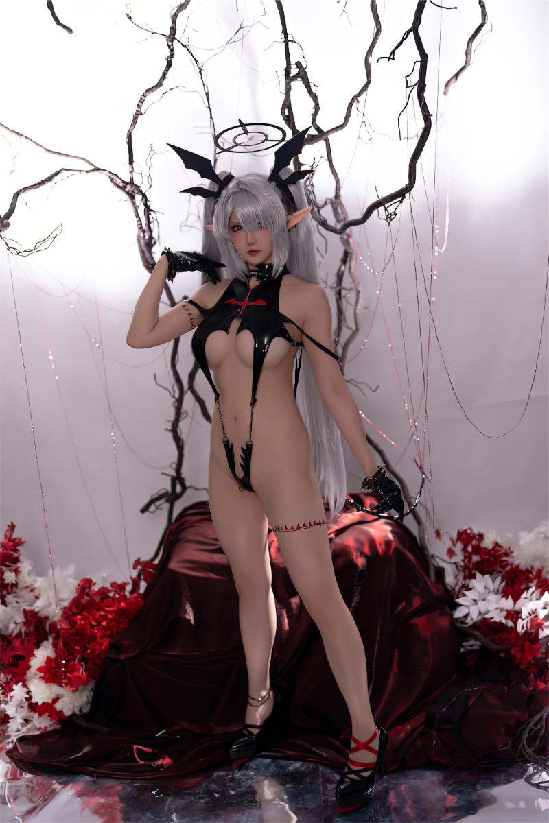 Hoshilily 星之迟迟 cosplay Shiromi Iori Blue Archive 11 1-lusbabe-net