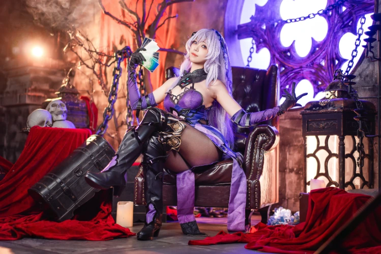 Meeu 蜜汁猫裘 cosplay Black Swan HonkaiStar Rail 1-lusbabe-net