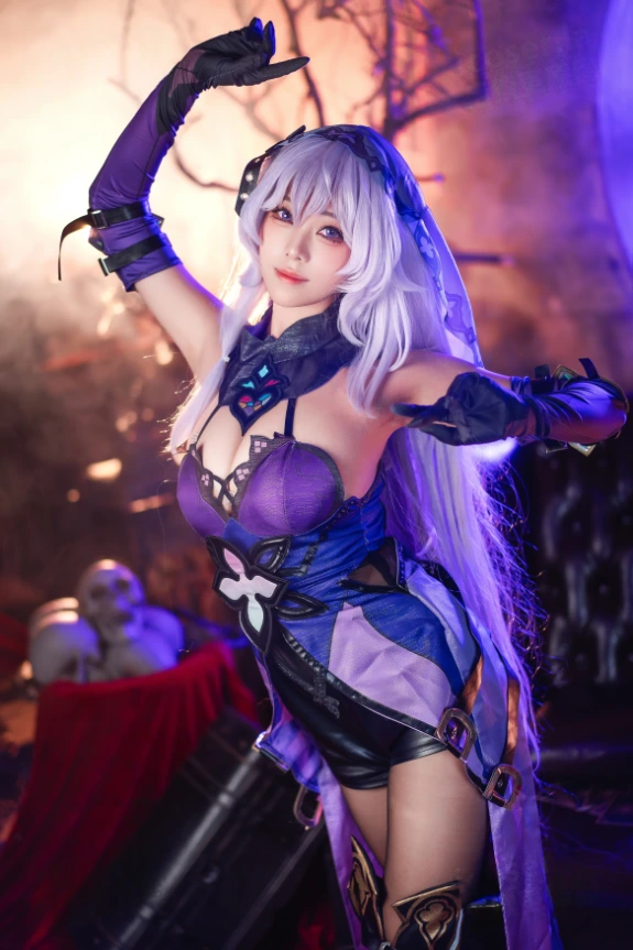 Meeu 蜜汁猫裘 cosplay Black Swan HonkaiStar Rail 11-lusbabe-net