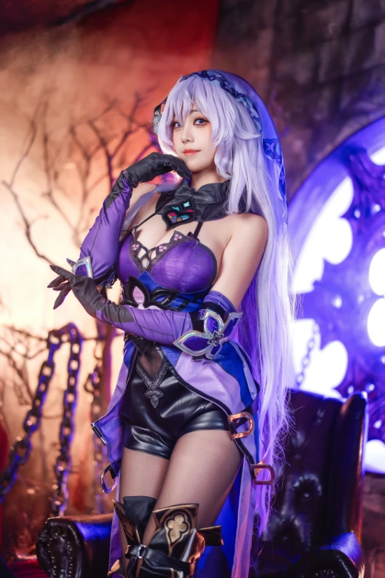 Meeu 蜜汁猫裘 cosplay Black Swan HonkaiStar Rail 15-lusbabe-net