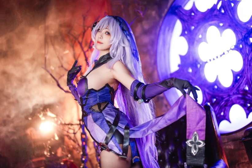 Meeu 蜜汁猫裘 cosplay Black Swan HonkaiStar Rail 16-lusbabe-net