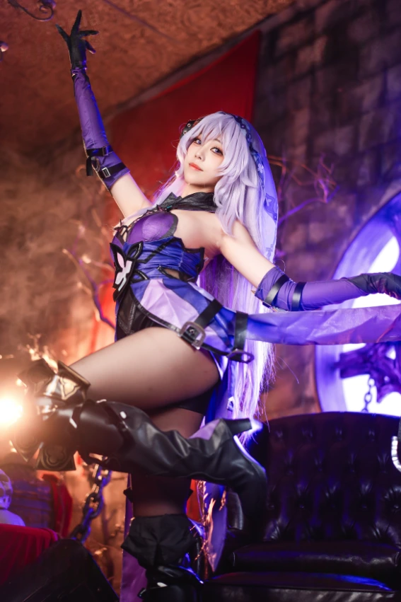 Meeu 蜜汁猫裘 cosplay Black Swan HonkaiStar Rail 18-lusbabe-net