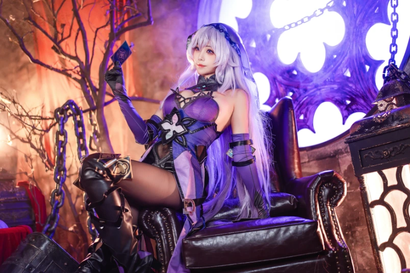 Meeu 蜜汁猫裘 cosplay Black Swan HonkaiStar Rail 19-lusbabe-net