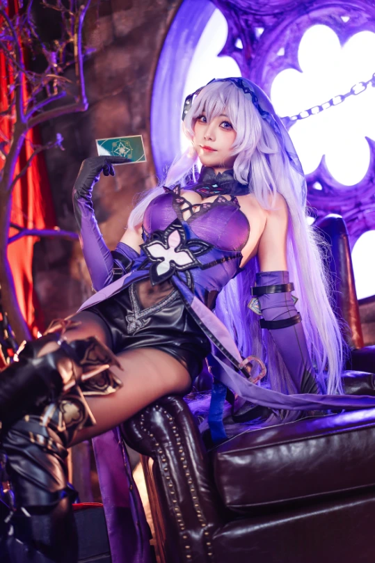 Meeu 蜜汁猫裘 cosplay Black Swan HonkaiStar Rail 20-lusbabe-net