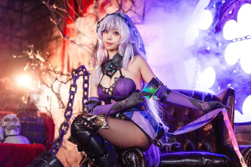 Meeu 蜜汁猫裘 cosplay Black Swan HonkaiStar Rail 23-lusbabe-net