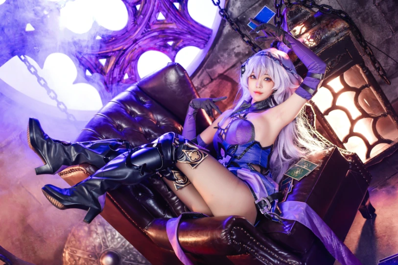 Meeu 蜜汁猫裘 cosplay Black Swan HonkaiStar Rail 25-lusbabe-net