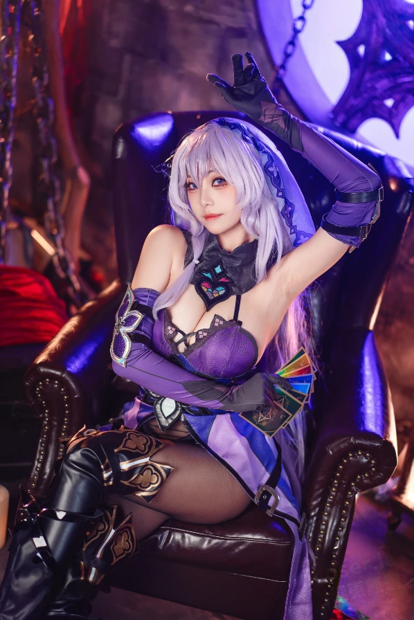 Meeu 蜜汁猫裘 cosplay Black Swan HonkaiStar Rail 3-lusbabe-net