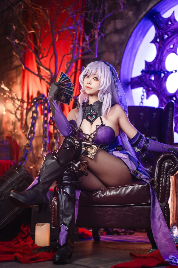 Meeu 蜜汁猫裘 cosplay Black Swan HonkaiStar Rail 5-lusbabe-net
