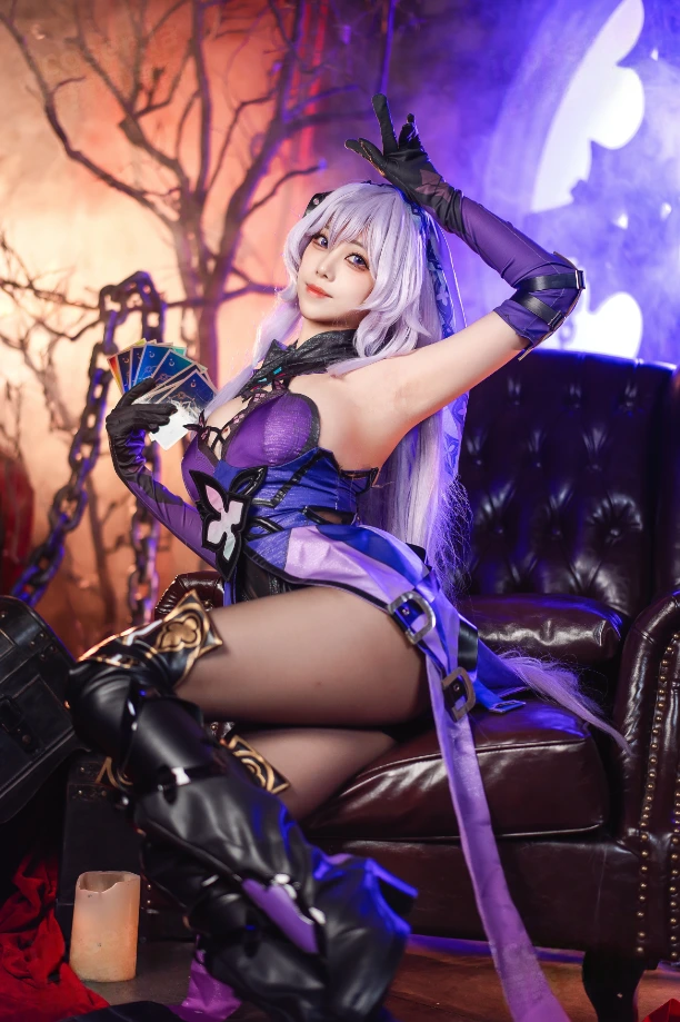 Meeu 蜜汁猫裘 cosplay Black Swan HonkaiStar Rail 7-lusbabe-net