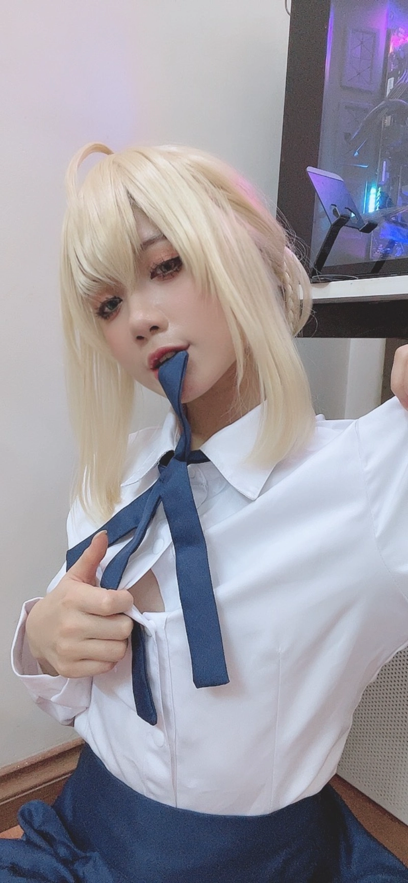 PoppaChan cosplay Artoria Pendragon Saber FateGrand Order 112-lusbabe-net