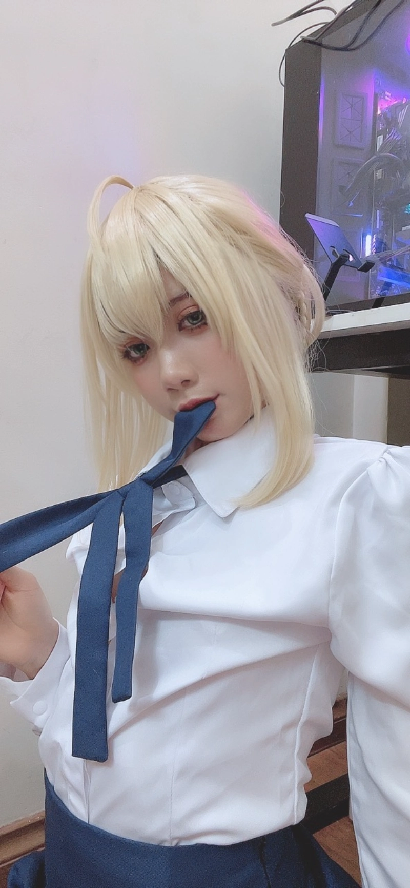PoppaChan cosplay Artoria Pendragon Saber FateGrand Order 114-lusbabe-net