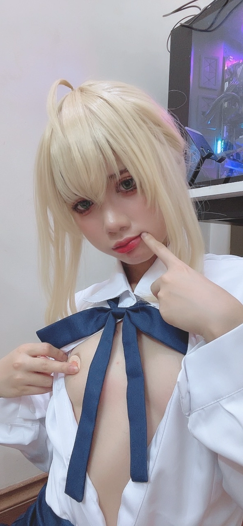 PoppaChan cosplay Artoria Pendragon Saber FateGrand Order 116-lusbabe-net