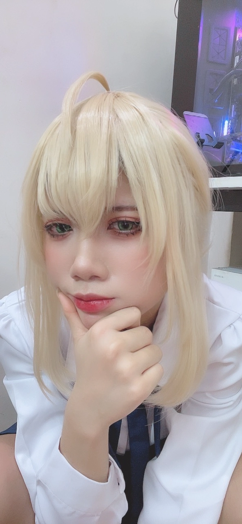 PoppaChan cosplay Artoria Pendragon Saber FateGrand Order 50-lusbabe-net