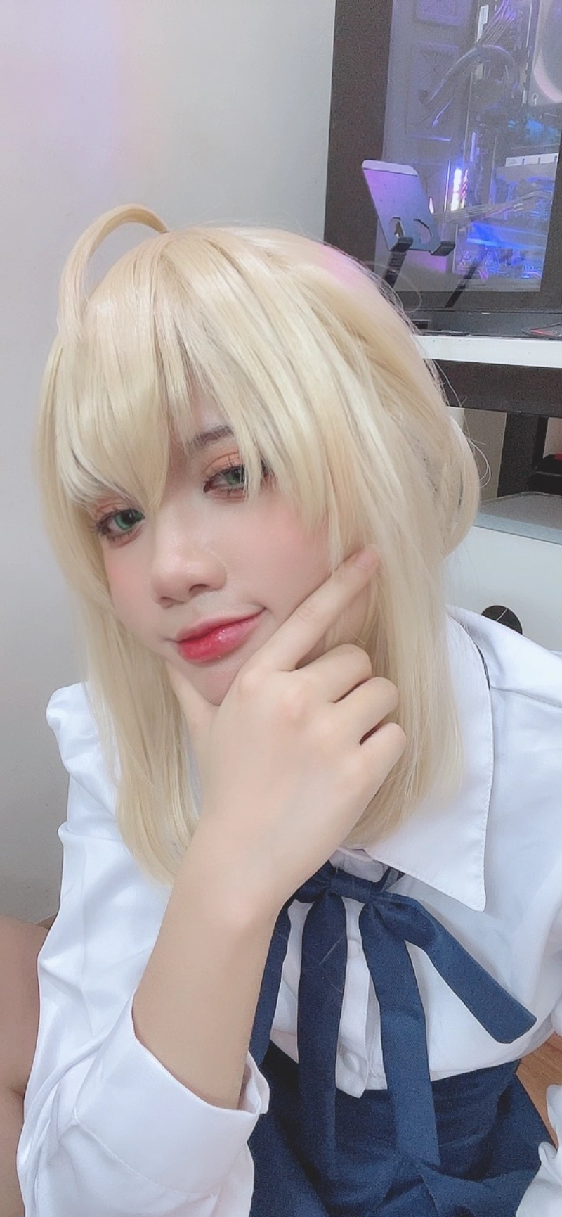 PoppaChan cosplay Artoria Pendragon Saber FateGrand Order 94-lusbabe-net