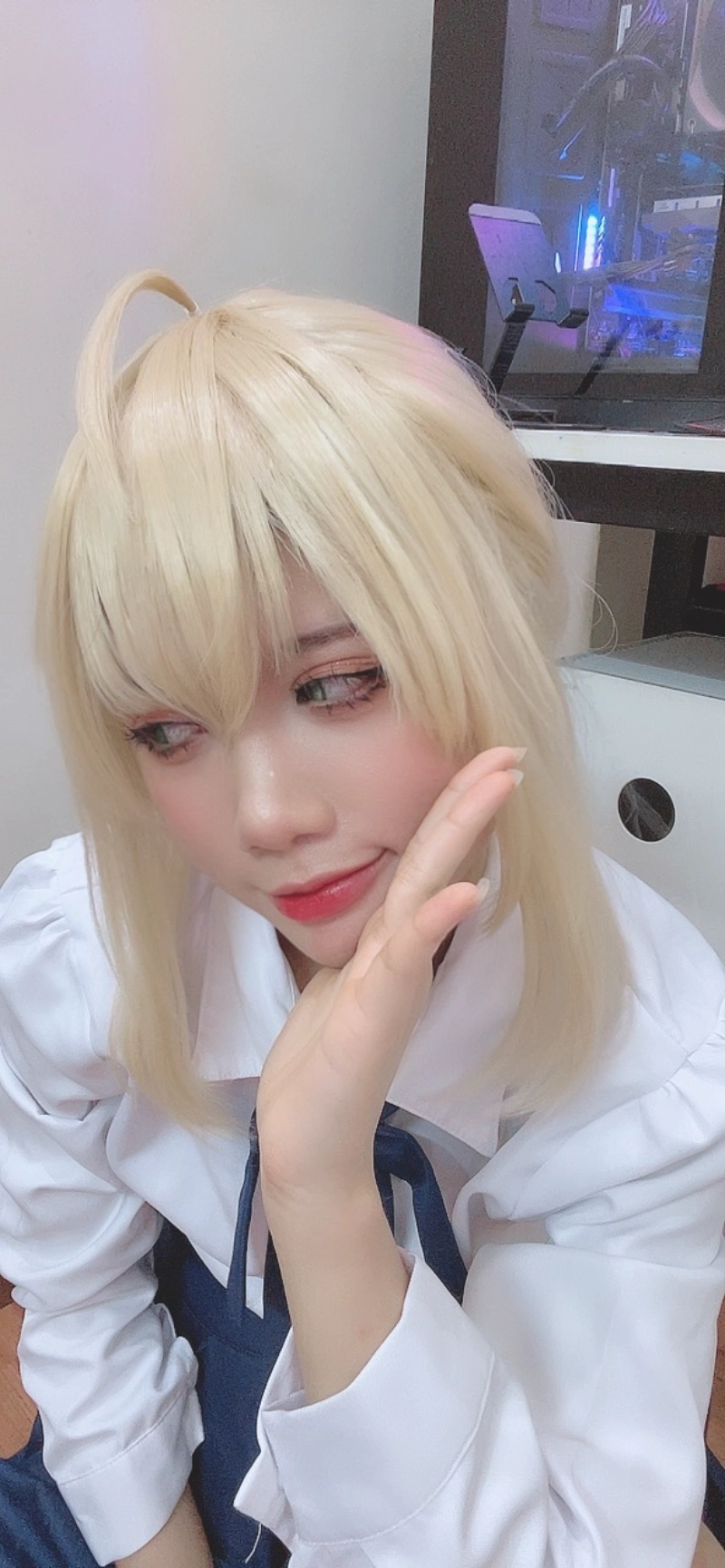 PoppaChan cosplay Artoria Pendragon Saber FateGrand Order 96-lusbabe-net