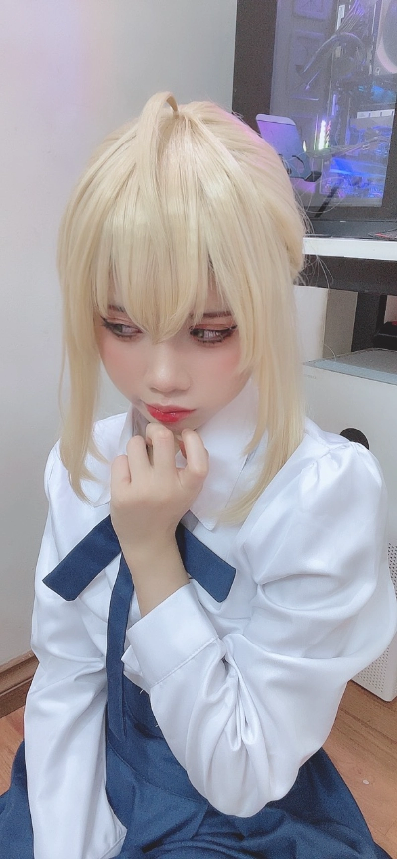 PoppaChan cosplay Artoria Pendragon Saber FateGrand Order 98-lusbabe-net