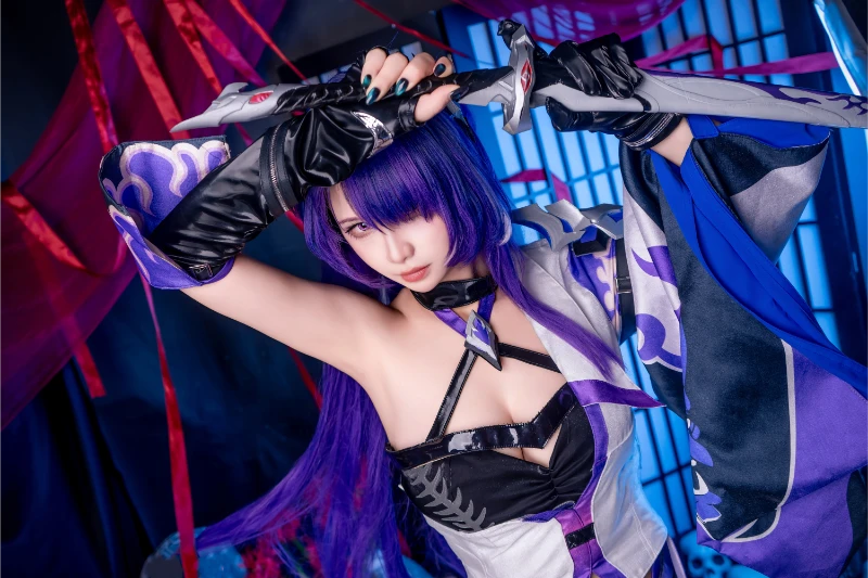 Pyoncos ピオン cosplay Acheron HonkaiStar Rail 10-lusbabe-net