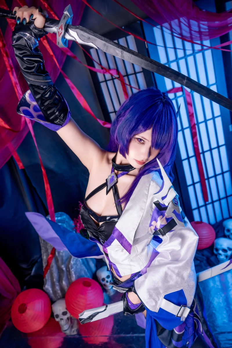 Pyoncos ピオン cosplay Acheron HonkaiStar Rail 12-lusbabe-net