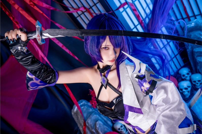 Pyoncos ピオン cosplay Acheron HonkaiStar Rail 13-lusbabe-net