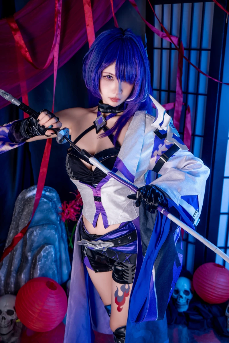 Pyoncos ピオン cosplay Acheron HonkaiStar Rail 4-lusbabe-net