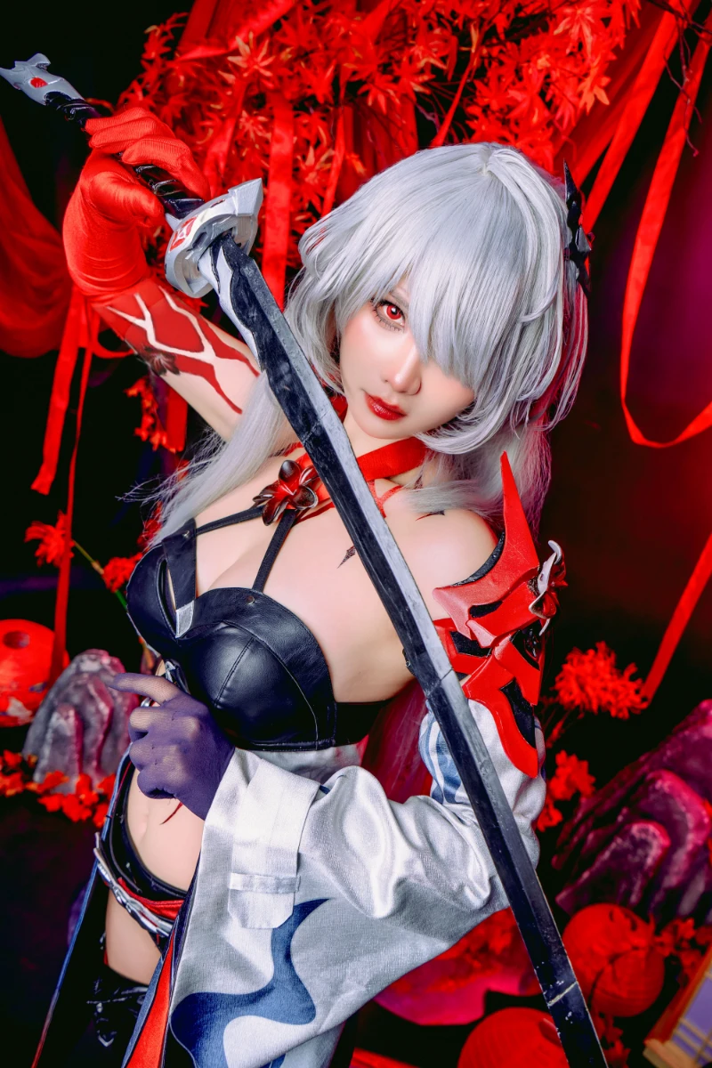 Pyoncos ピオン cosplay Acheron HonkaiStar Rail 43-lusbabe-net