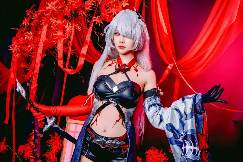 Pyoncos ピオン cosplay Acheron HonkaiStar Rail 44-lusbabe-net