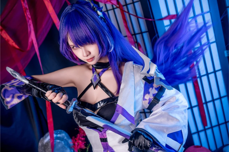 Pyoncos ピオン cosplay Acheron HonkaiStar Rail 5-lusbabe-net