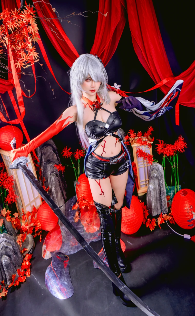 Pyoncos ピオン cosplay Acheron HonkaiStar Rail 54-lusbabe-net